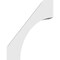 Ekena Millwork 5 1/2-in. W x 14-in. D x 18-in. H Westlake Architectural Grade PVC Knee Brace BRCP055X14X18WTL - alternate 6
